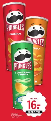 MENY PRINGLES, DKK 16 tilbud
