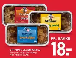 MENY STRYHN’S LEVERPOSTEJ, DKK 18 tilbud