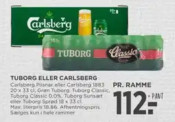 MENY TUBORG ELLER CARLSBERG, DKK 112 tilbud