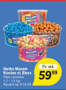 Fakta Tyskland Haribo Maoam Kracher el. Bloxx tilbud