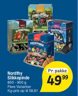 Fakta Tyskland Nordthy Slikkepinde tilbud
