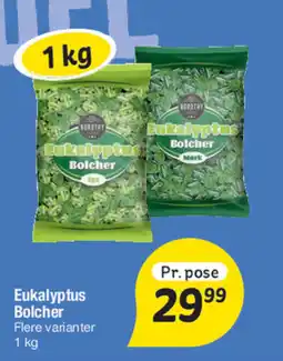 Fakta Tyskland Eukalyptus Bolcher Flere varianter 1 kg tilbud