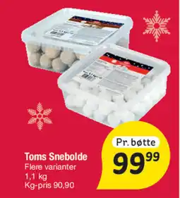Fakta Tyskland Toms Snebolde tilbud