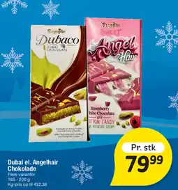 Fakta Tyskland Dubai el. Angelhair Chokolade tilbud