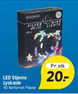 Fakta Tyskland LED Stjerne Lyskæde tilbud