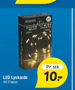 Fakta Tyskland LED Lyskæde 40 Pærer tilbud