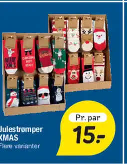 Fakta Tyskland Julestrømper XMAS Flere varianter tilbud