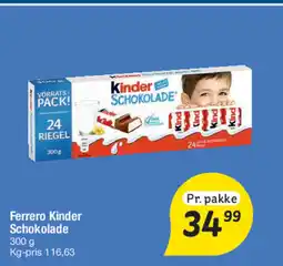 Fakta Tyskland Ferrero Kinder Schokolade tilbud