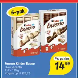 Fakta Tyskland Ferrero Kinder Bueno tilbud