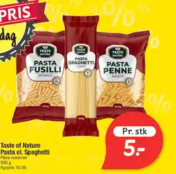 Fakta Tyskland Taste of Nature Pasta el. Spaghetti tilbud