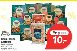 Fakta Tyskland Coop Frosne Kartofler tilbud