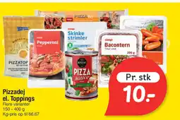 Fakta Tyskland Pizzadej el. Toppings tilbud