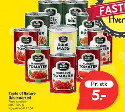 Fakta Tyskland Taste of Nature Dåsemarked tilbud