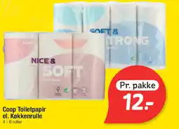 Fakta Tyskland Coop Toiletpapir el. Køkkenrulle tilbud
