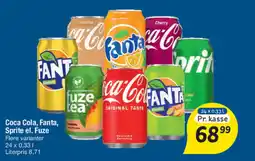 Fakta Tyskland Coca Cola, Fanta, Sprite el. Fuze tilbud