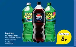 Fakta Tyskland Pepsi Max el. Faxe Kondi Ved køb af 6 flasker tilbud