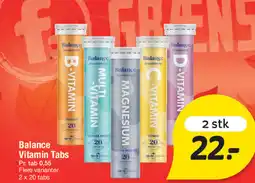 Fakta Tyskland Balance Vitamin Tabs tilbud