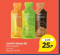 Fakta Tyskland Linus Pro Energy Gel tilbud
