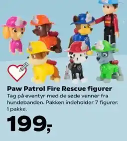 Kvickly Paw Patrol Fire Rescue figurer tilbud