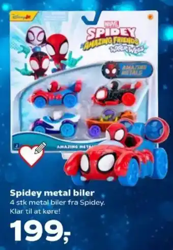 Spidey metal biler