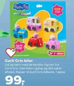 Kvickly PEPPA PIG gurli gris biler tilbud