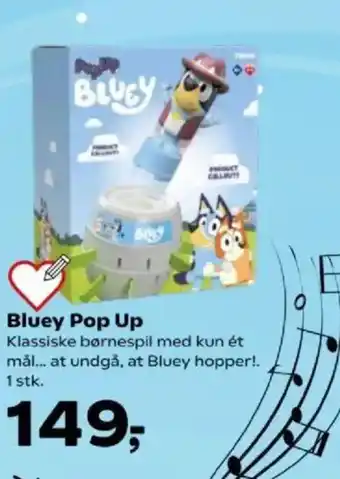 Kvickly Bluey Pop Up tilbud