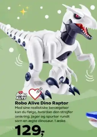 Kvickly ROBO ALIVE Dino Raptor tilbud