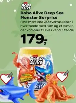 Kvickly ROBO ALIVE Deep Sea Monster Surprise tilbud