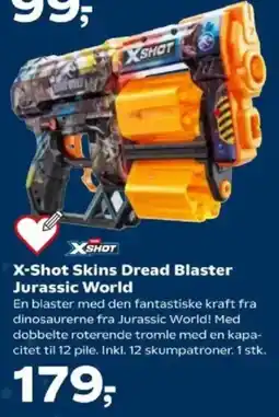 Kvickly X-SHOT Skins Dread Blaster Jurassic World tilbud