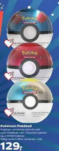 Kvickly POKEMON Pokéball tilbud