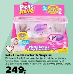 Kvickly ZURU Pets Alive Mama Turtle Surprise tilbud