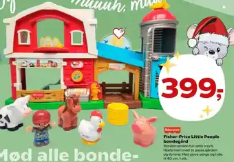 Kvickly Fisher-Price Little People bondegård tilbud