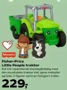 Kvickly Fisher-Price Little People traktor tilbud