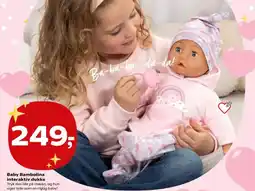 Kvickly Baby Bambolina interaktiv dukke tilbud