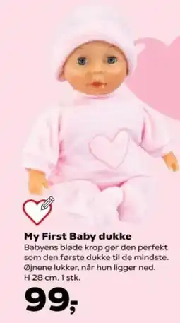 Kvickly My First Baby dukke tilbud