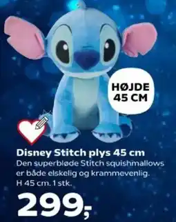 Kvickly Disney Stitch plys 45 cm tilbud