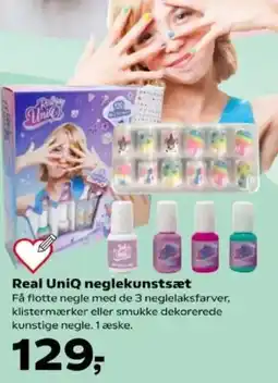 Kvickly Real UniQ neglekunstsæt tilbud