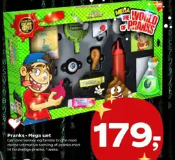 Kvickly Pranks - Mega sæt tilbud