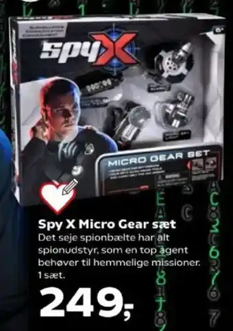 Kvickly SPY X Micro Gear sæt tilbud