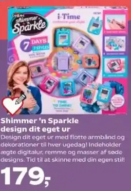 Kvickly Shimmer 'n Sparkle design dit eget ur tilbud