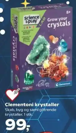Kvickly CLEMENTONI krystaller tilbud