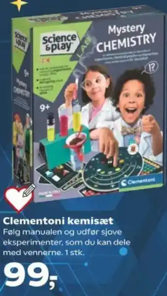 Kvickly CLEMENTONI kemisæt tilbud