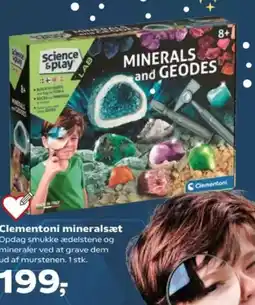 Kvickly CLEMENTONI mineralsæt tilbud