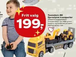 Kvickly Teamsterz JBC fjernstyret transporter tilbud