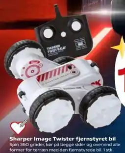 Kvickly Sharper Image Twister fjernstyret bil tilbud
