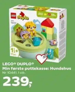 Kvickly LEGO Duplo mit første tog med tal- lær at tælle min første puttekasse: hundehus tilbud