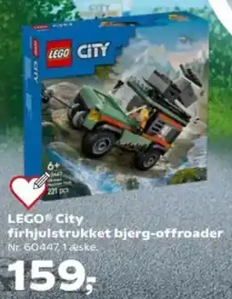 Kvickly LEGO City firhjulstrukket bjerg-offroader tilbud