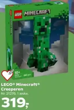Kvickly LEGO Minecraft Creeperen tilbud