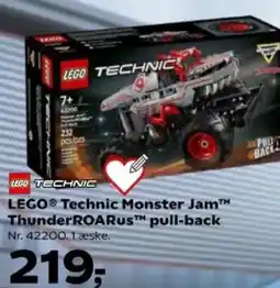 Kvickly LEGO Technic Monster Jam ThunderROARUS pull-back tilbud