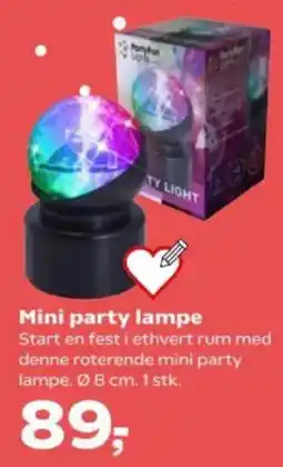 Kvickly Mini party lampe tilbud
